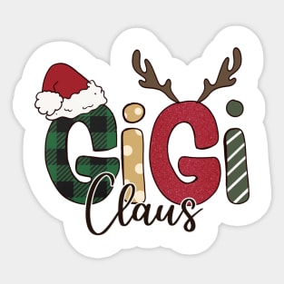 Personalized Gigi Claus Sticker
